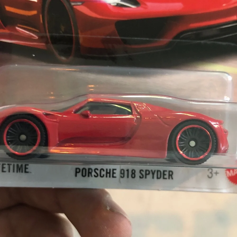 Mattel Matchbox Red Porsche 918 Spyder Toy Car
